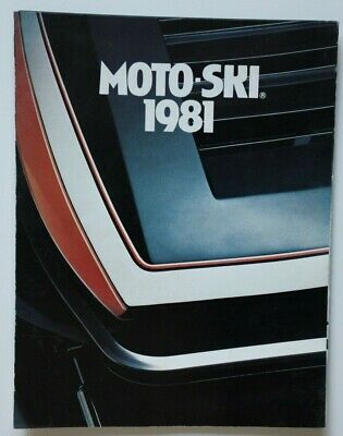 MOTO SKI Snowmobiles 1981 Full Line dealer brochure catalog - English - Canada