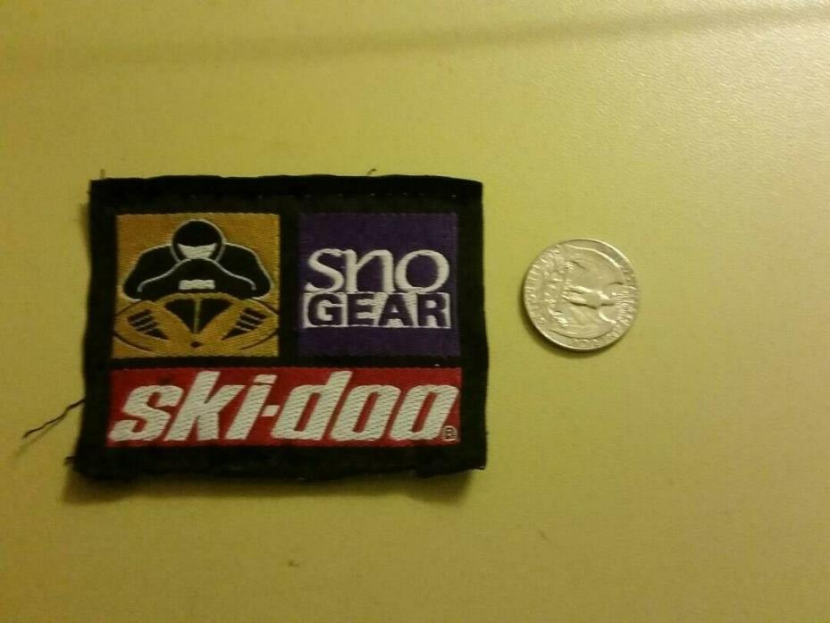 Ski-Doo snowmobile patch small racing sno gear    patch