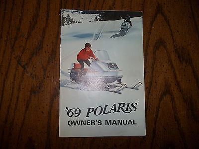 Vintage Original 1969 Polaris Owners Manual Mustang Charger Colt Voyager Clothes