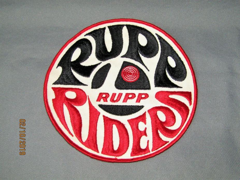 1960's Large Rupp Snowmobile Patch Sign