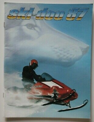 SKI-DOO Snowmobile 1987 dealer catalog brochure - English - Canada