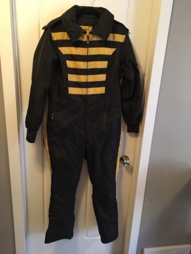 Vintage Skidoo Bombardier One Piece Snowmobile Snow Suit