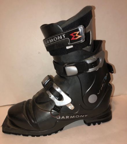 GARMONT Veloce Nordic Telemark 3-Pin Ski Boots Mondo 26.5 Liner US 8 Blue