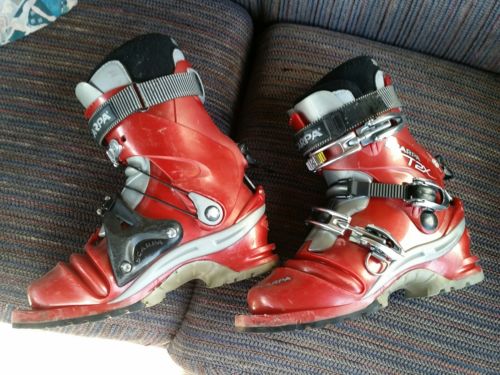 Scarpa T2x Telemark Ski Boots Thermofit Mondo 26