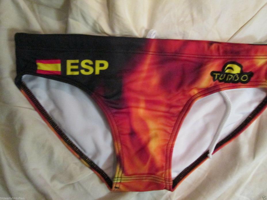 Spain National Team Water Polo suit 28 speedo brief trunks swimsuit male Olympic
