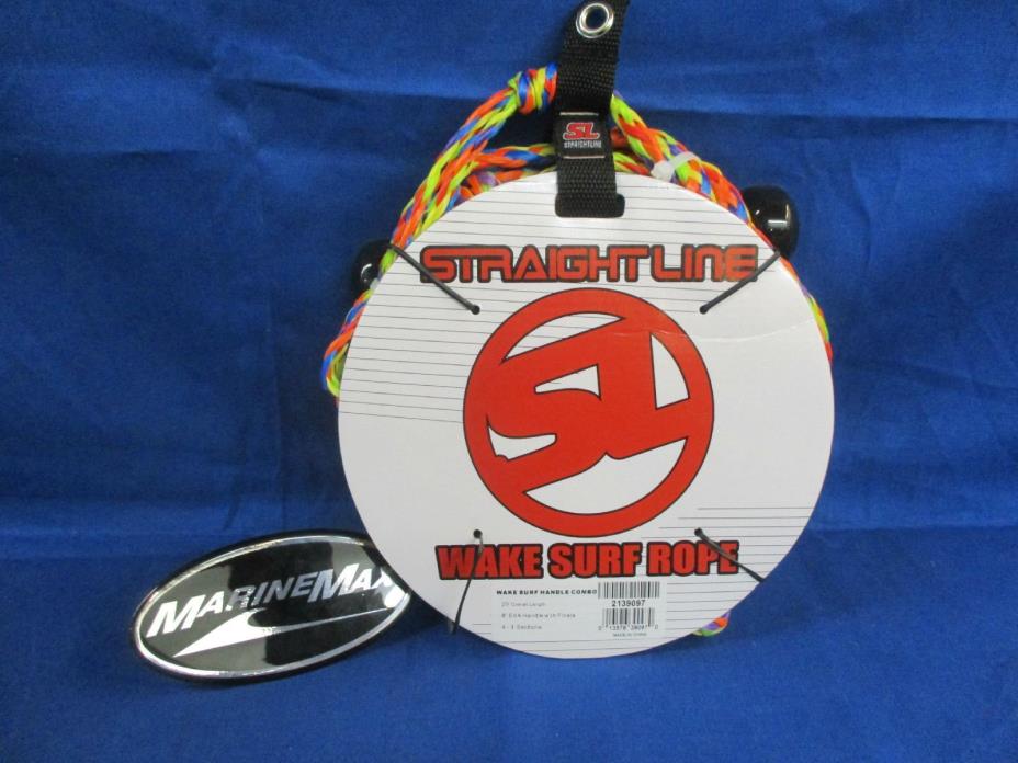 STRAIGHTLINE CRAZY WAKE SURF ROPE 20' 2139097 (LOZ)