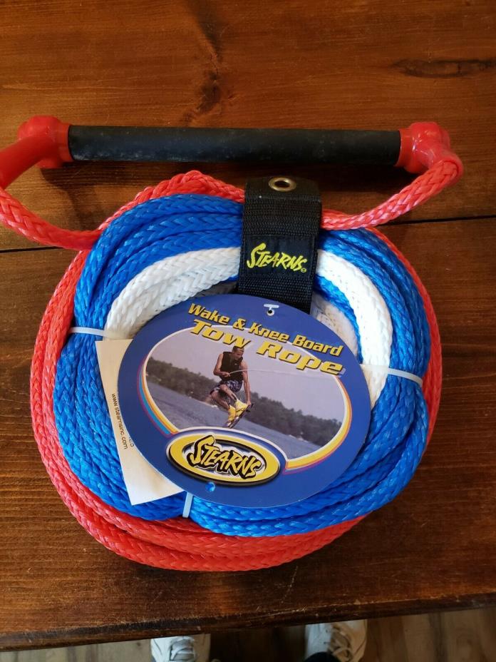 Stearns 1 Section Ski Rope (65-feet) wake and knee board tow rope