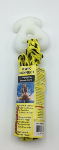 Airhead Kwik Connect Boat Tube Tow Rope For Towables High Impact