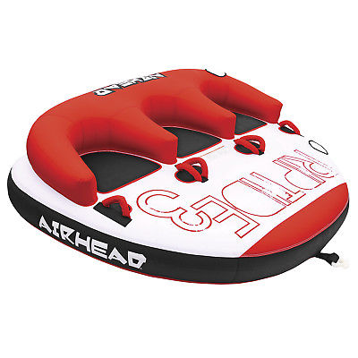 Airhead AHRT-13 Riptide 3 Water Boat Tube 3 Riders Towable Inflatable