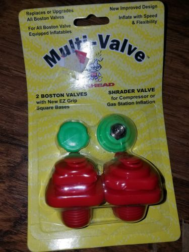 Airhead Multi-Valve, Replaces  Boston Valves and Shrader valve Inflatables New