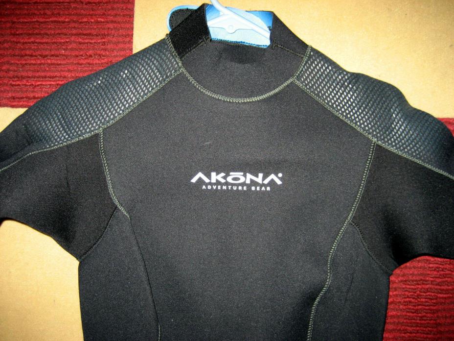 Womens Large 9/10 Akona Full Wetsuit Diving Scuba 3mm Wet Suit Surf
