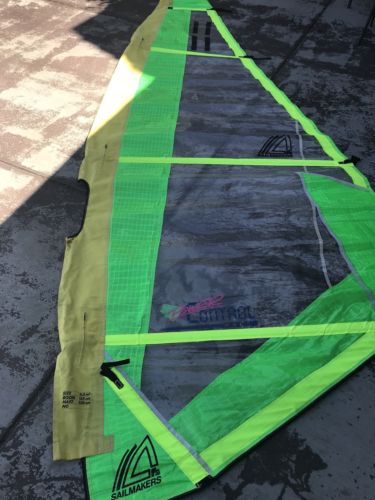Windsurfing Sail Orbital Sail Makers Size 4.0m2, Boom 155cm, Mast 430cm As Is