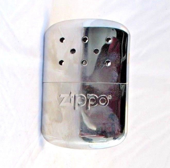 Zippo 12 Hours Refillable Hand Warmer Silver Flameless Heat Handy Warmer