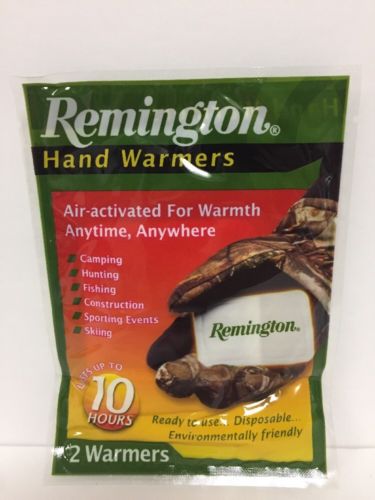 80 Pairs (1 Case) Remington Hand Warmers Hunting/Camping/Hiking FREE SHIPPING