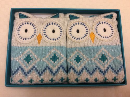 Pair Francesca’s Owls Click And Heat Hand Warmers NEW Free Shipping