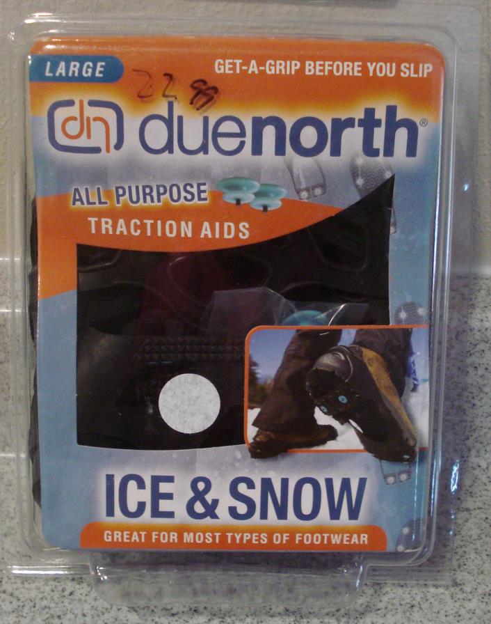 Shoe Boot Winter Gripper Due North All Purpose Traction Aids Ice & Snow Fishing