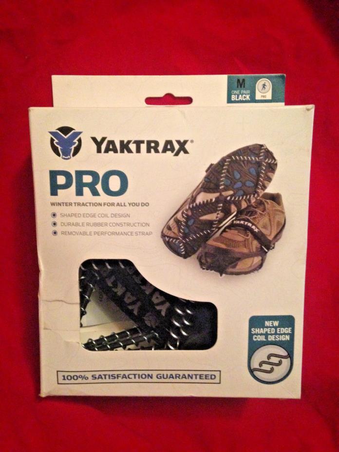 Yaktrax Pro Heavy Duty Shoe Traction Walker Spikeless Coil Cleats for Snow & Ice