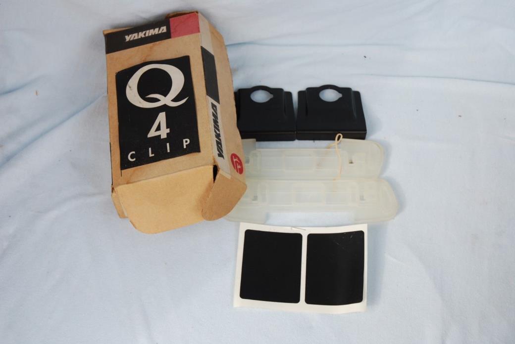 Yakima Q-Clips for Q Tower rack systems Pair Q 4 unused in Box instructions