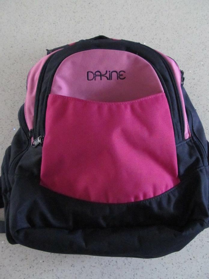 Pink and Black DaKine Backpack approx 20 Litre