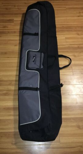 Snowjam Double Snowboard/Ski Bag Case Holder Black and Gray 155cm