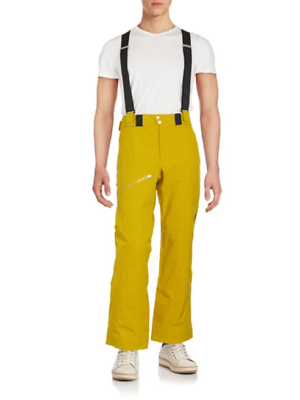 Spyder Mens Propulsion Brazen Yellow Zipped Insulated Snow Ski Pants NWT XL $275
