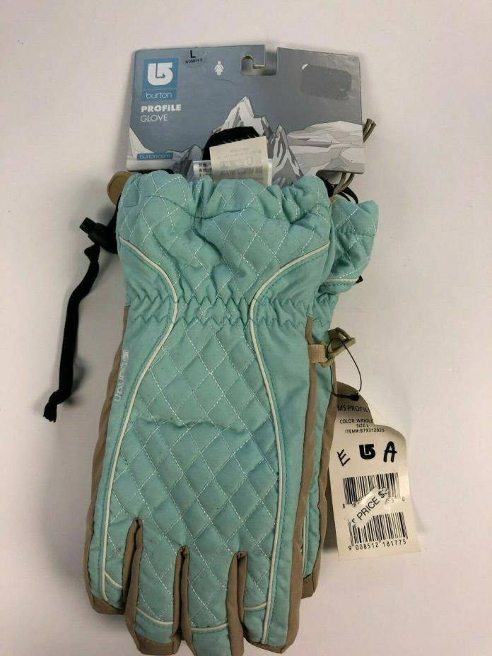 Burton Women's Profile Snowboard Gloves - Wrigley Blue - Large