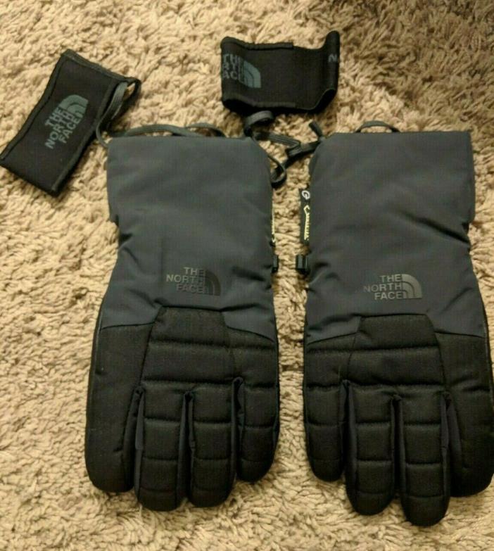 New w/o tags THE NORTH FACE Montana Gore-Tex SG Gloves - Grey/Black - Men's Med