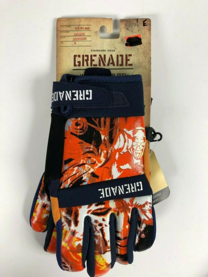 Grenade Men's Snowboarding Gloves - Gas Glove - Jason Adams, Small