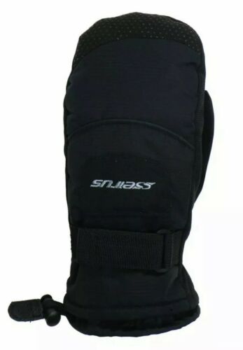 Seirus Innovation Jr Moto Mitt Ski/Snowboard Wind/Waterproof Gloves Black Medium