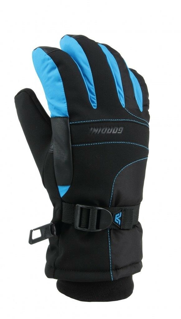 GORDINI Junior Aquabloc III Gloves BLACK/BLUE Winter Gloves Size XS #2G2176 NEW