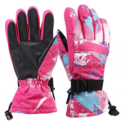 Women Men Ski Gloves Thinsulate Warm Gloves Breathable Waterproof Windproof Ski