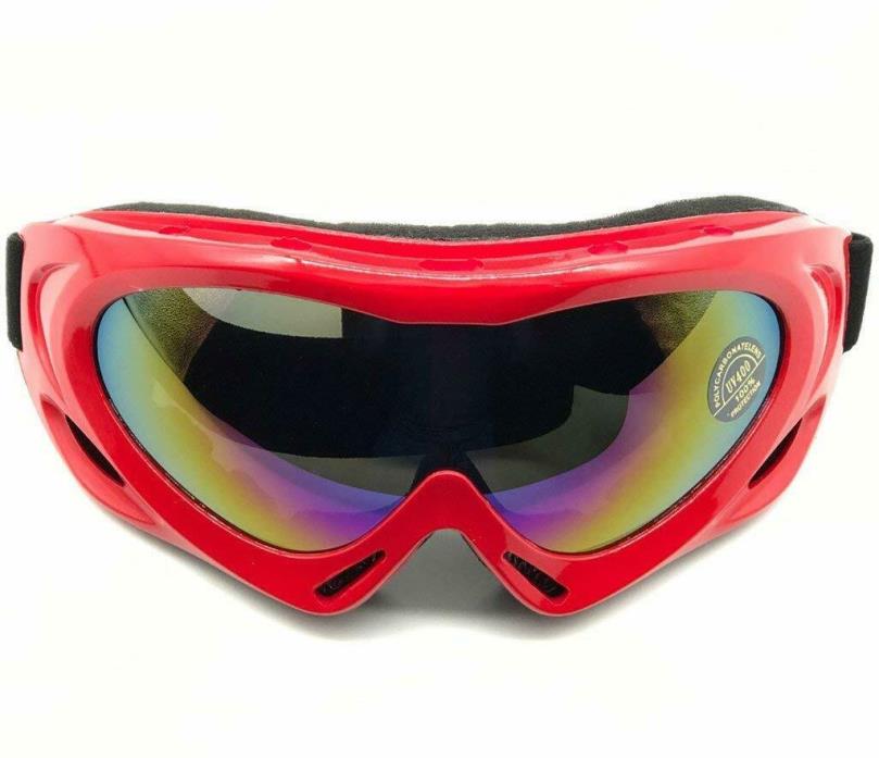 VANCIC Professional Ski Goggles UV400 Protection Windproof Dustproof SNOW Red