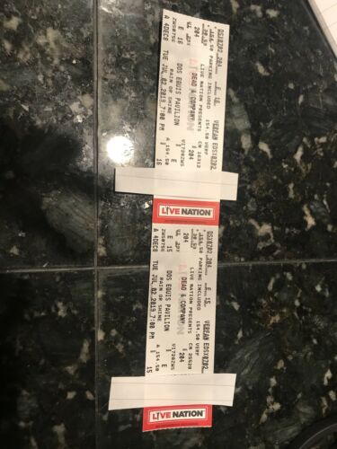 2 Tickets Dead And Company Dallas July 2, 2019