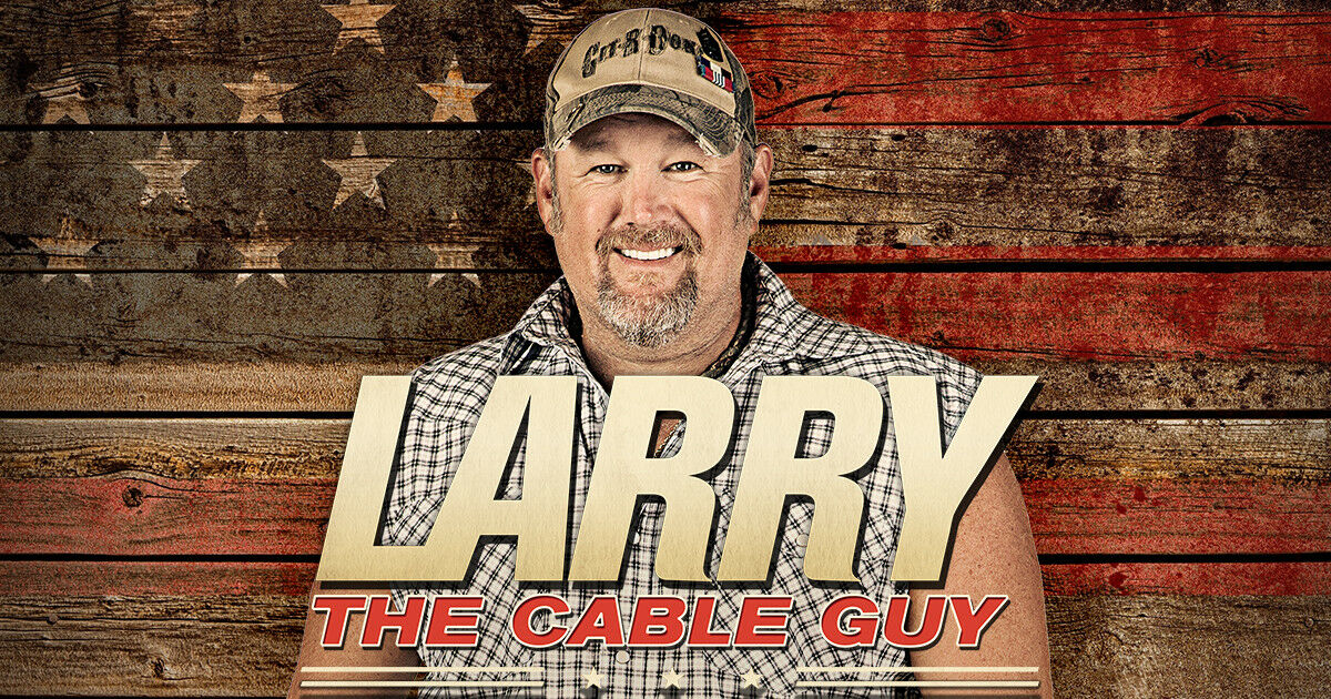 2-4 Larry The Cable Guy Tickets(Cleveland) 4/6/19- Rocksino Floor 2,Row A