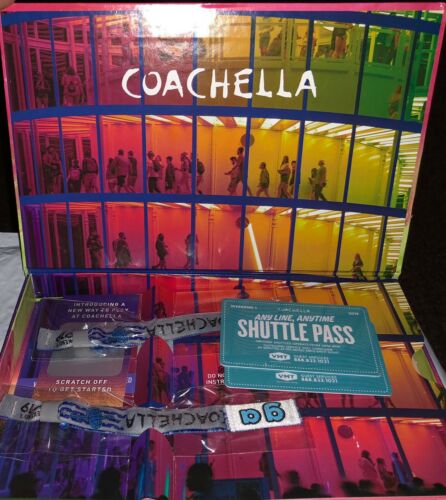 2 x Coachella 2019 Weekend 1 General Admission with Shuttle Pass