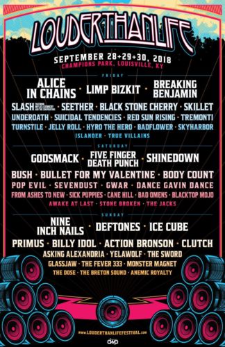 Louder Than Life Music Festival- 3-Day Friday+Saturday+Sunday Tickets Wristbands