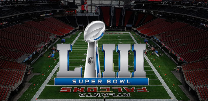 NFL Super Bowl 53 - 2 Upper Level Endzone Tickets, 2/3/19 Atlanta, GA