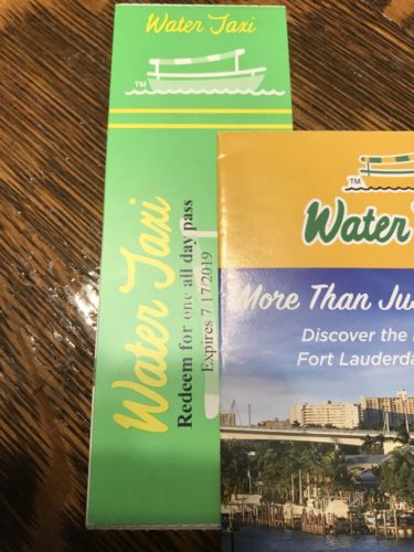 Fort Lauderdale - Hollywood Florida Water Taxi Tickets