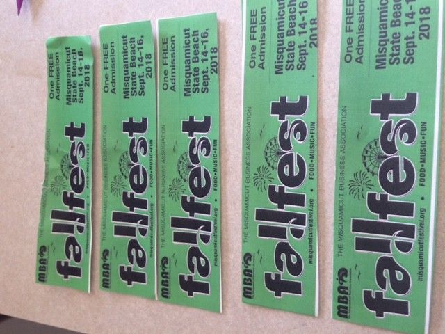 Misquamicutt Beach Fall Festival 2018 Tickets