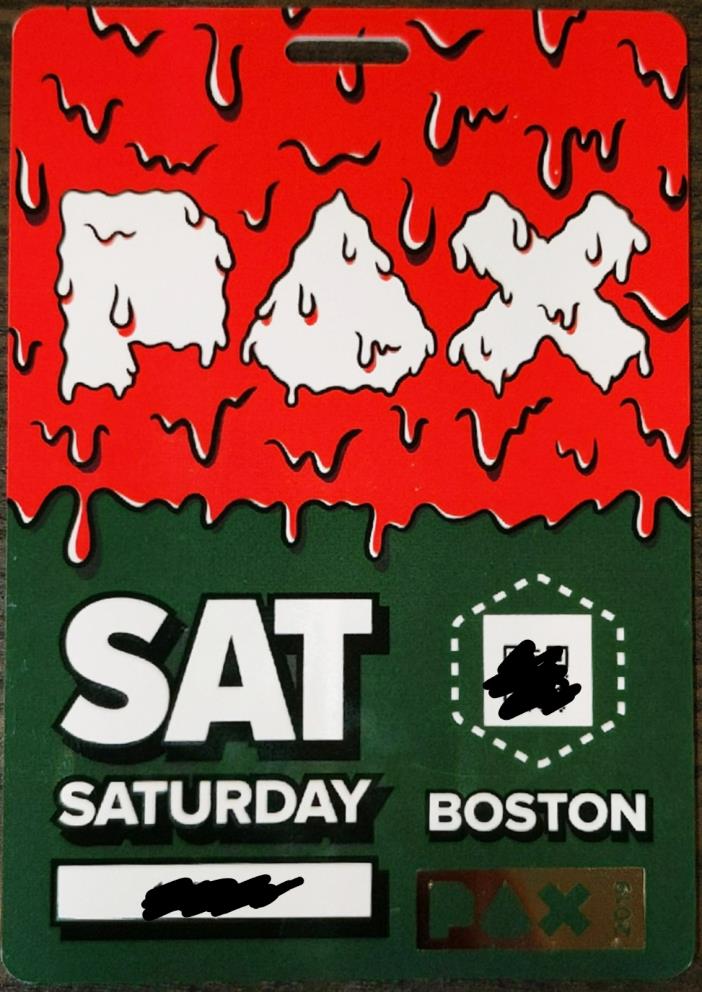 SATURDAY PAX EAST 2019 Badge/Ticket March 30 SOLD OUT 3/30 convention