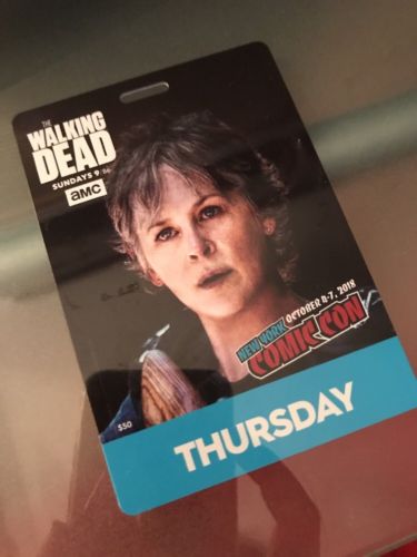 2018 NYCC NEW YORK COMIC CON - THURSDAY BADGE PASS VERIFIED TICKET - 10/4/18