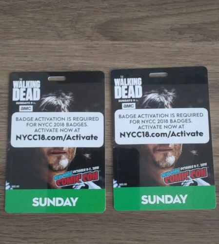 2 tickets New York Comic Con NYCC 2018 SUNDAY