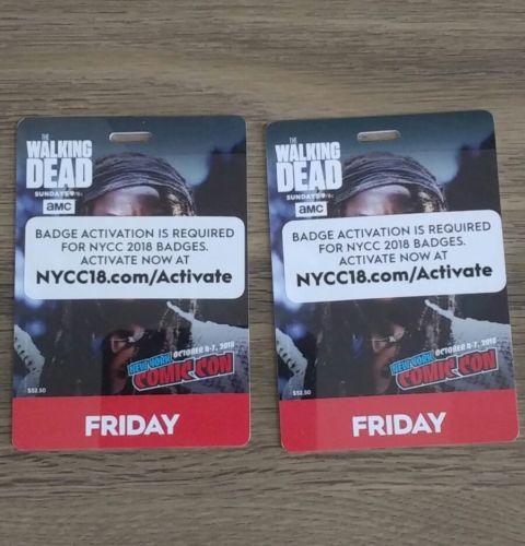 2 Tickets New York Comic Con NYCC 2018 FRIDAY Ticket(s)