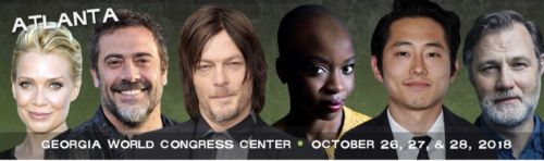 **SOLD OUT** Qty 2 Gold VIP Passes Walker Stalker Con Atlanta 2018