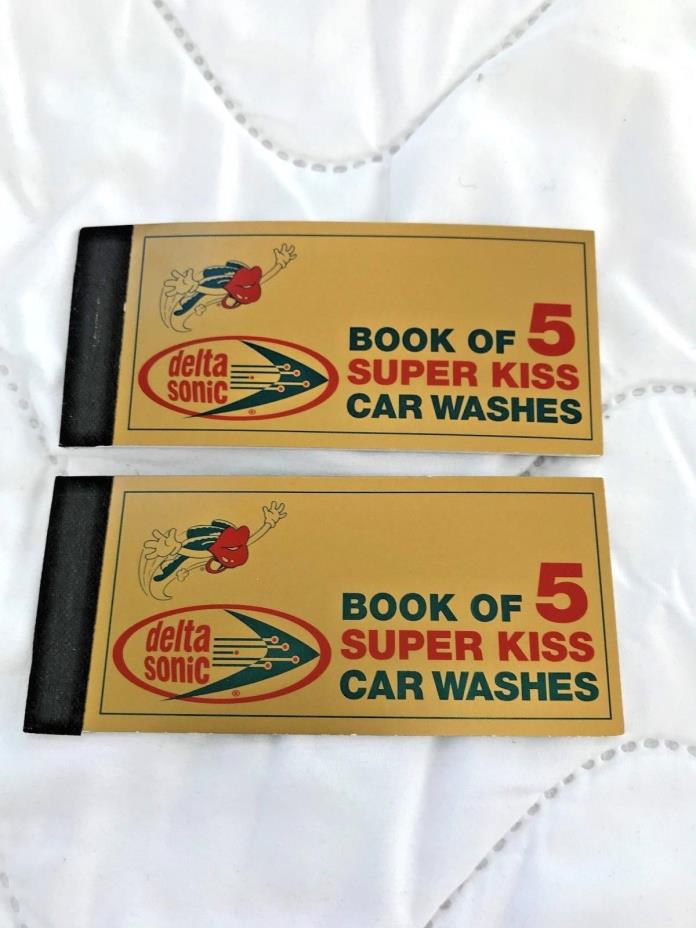 10 Delta Sonic Super Kiss Car Wash Tickets-never expire