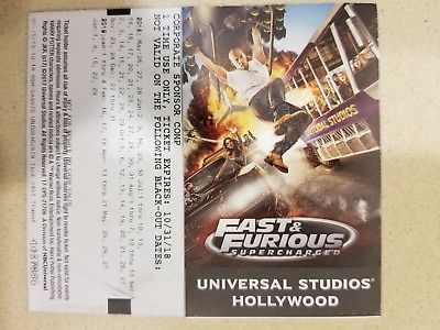 2 Universal Studios Hollywood Adult Tickets