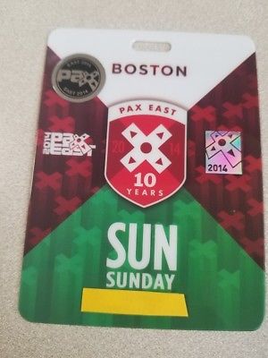 East 2014 Sunday Only Badge Pass 10 YR