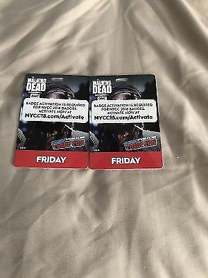 NYCC 2018 Friday 2 Tickets/Verified And Activated