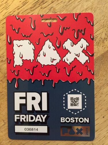 ONE (1) PAX EAST BOSTON BADGE FOR FRIDAY MARCH 29TH  SHIPS FREE
