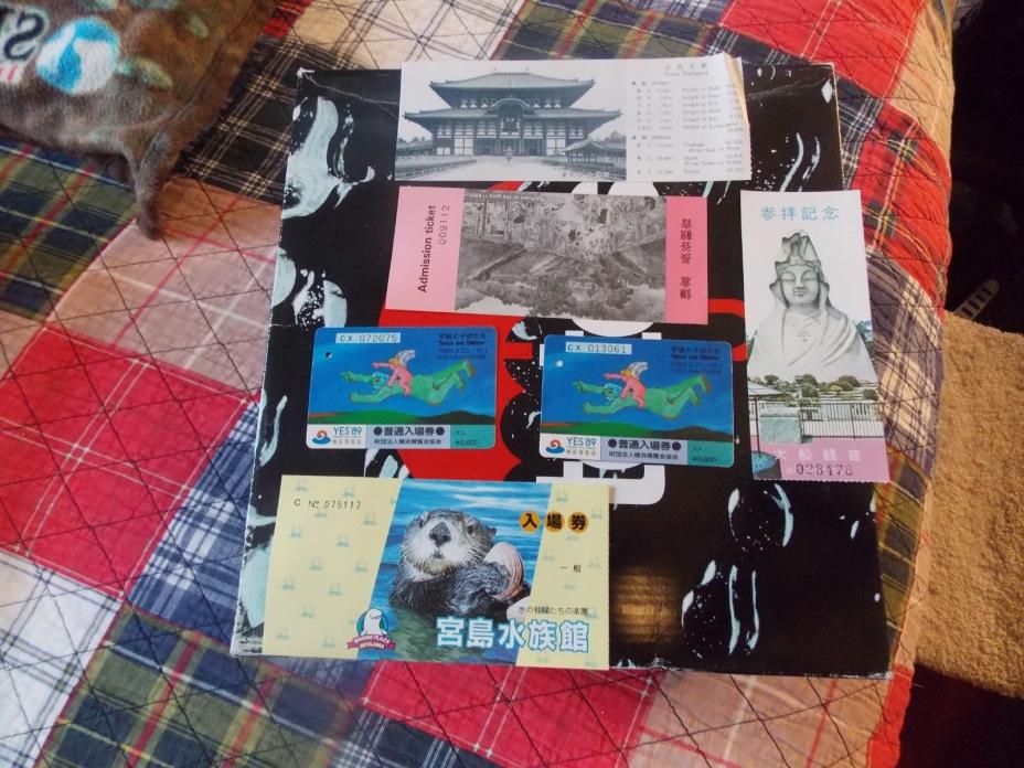 SIX JAPAN ATTRACTIONS TICKETS